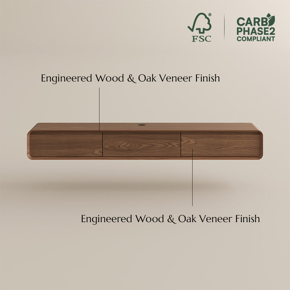 Brown Dark Wood MDF TV Stands