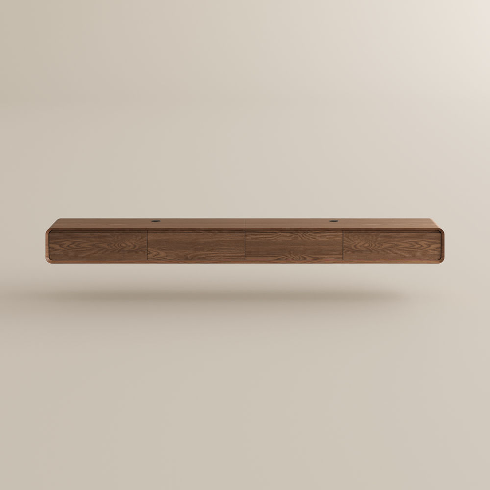 Merrin Dark Wood MDF TV Stands