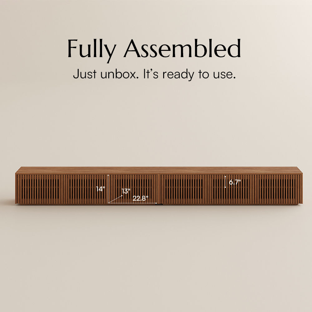 Modern Walnut Color MDF TV Stands