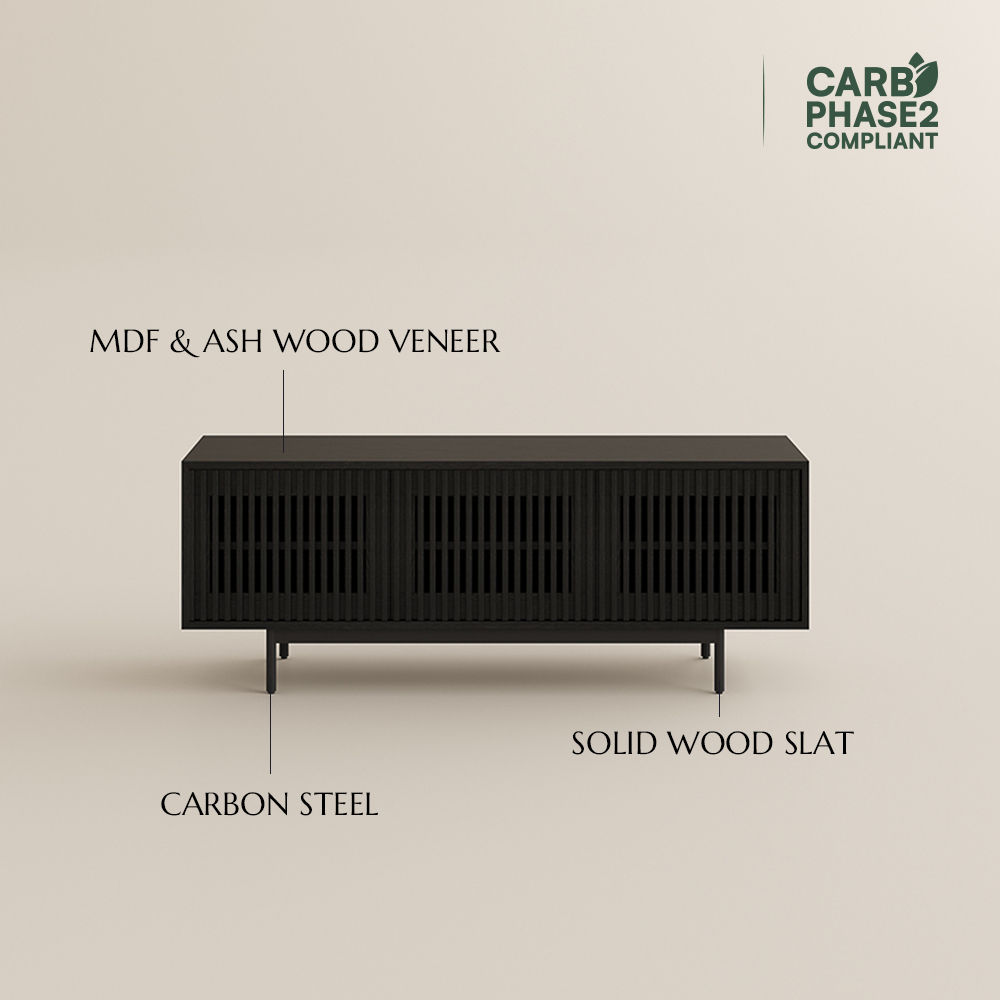 Black Black MDF TV Stands