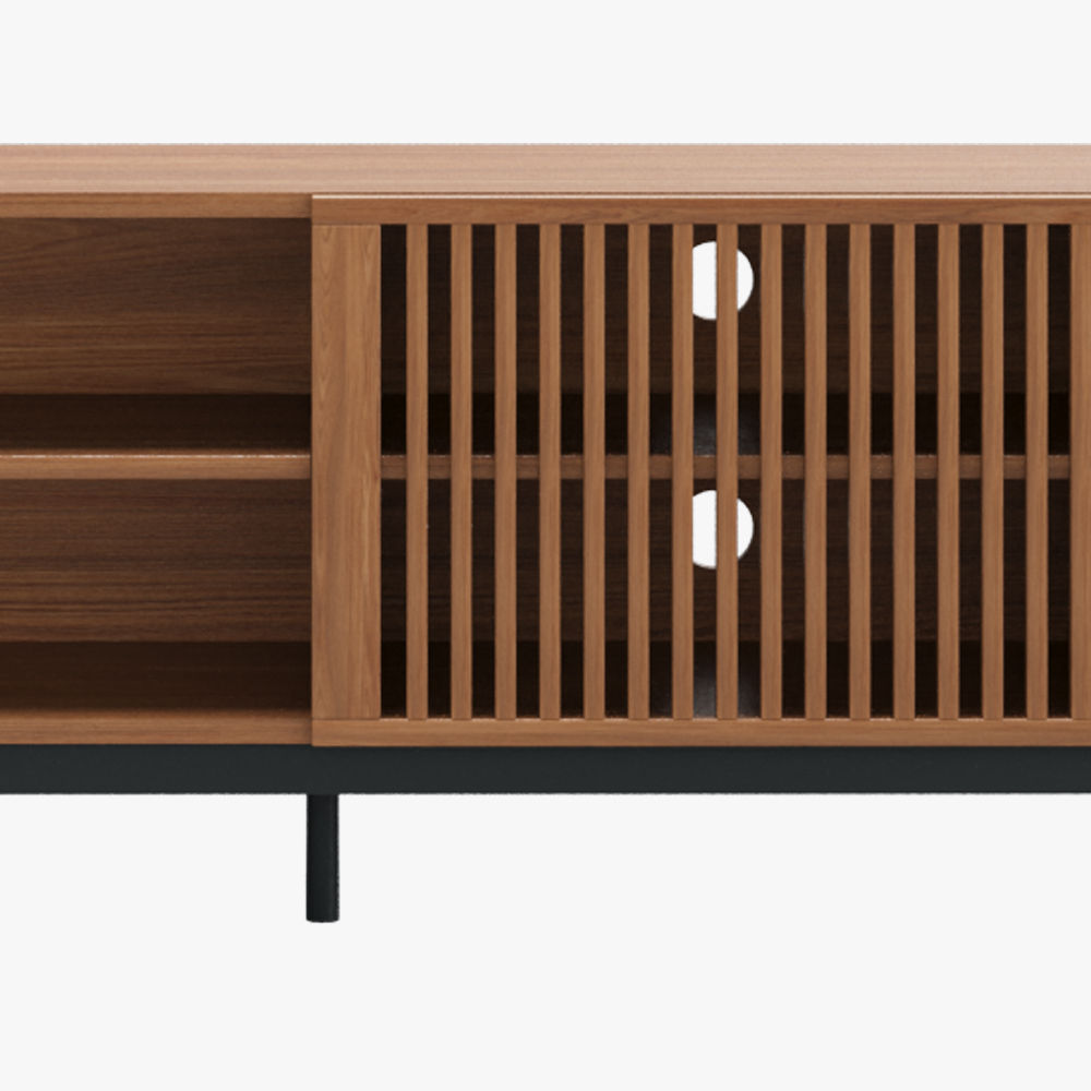 Dark Wood Plywood TV Stands
