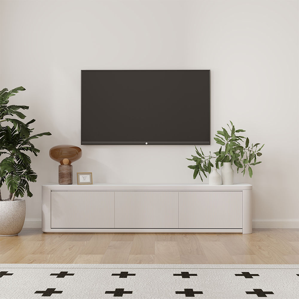 Weiß  MDF TV-Möbel