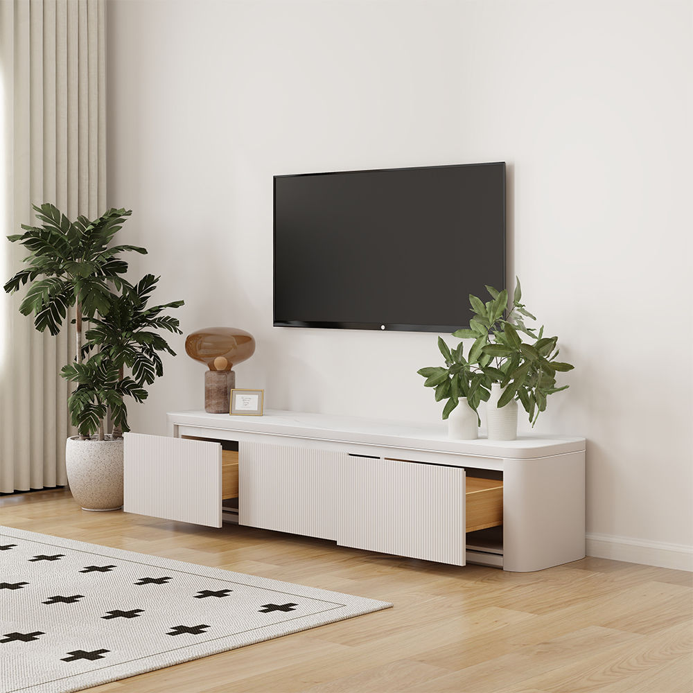 Weiß  MDF TV-Möbel