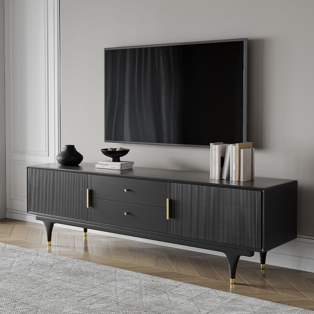 Black MDF TV Stands