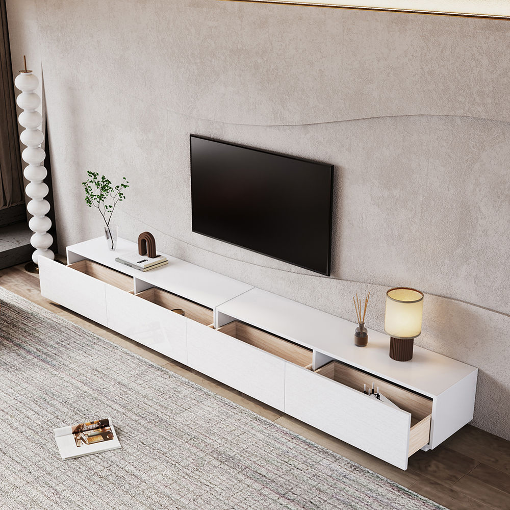 Weiß  MDF TV-Möbel