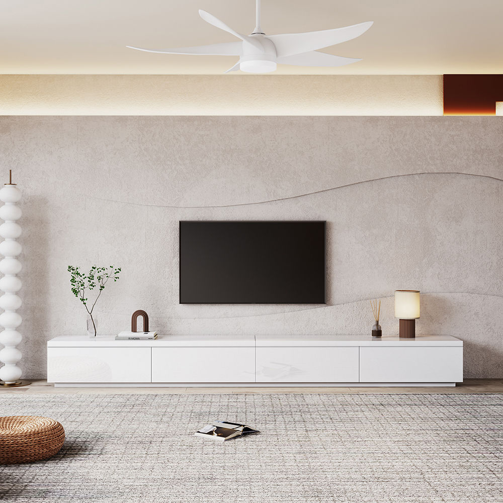 Weiß  MDF TV-Möbel