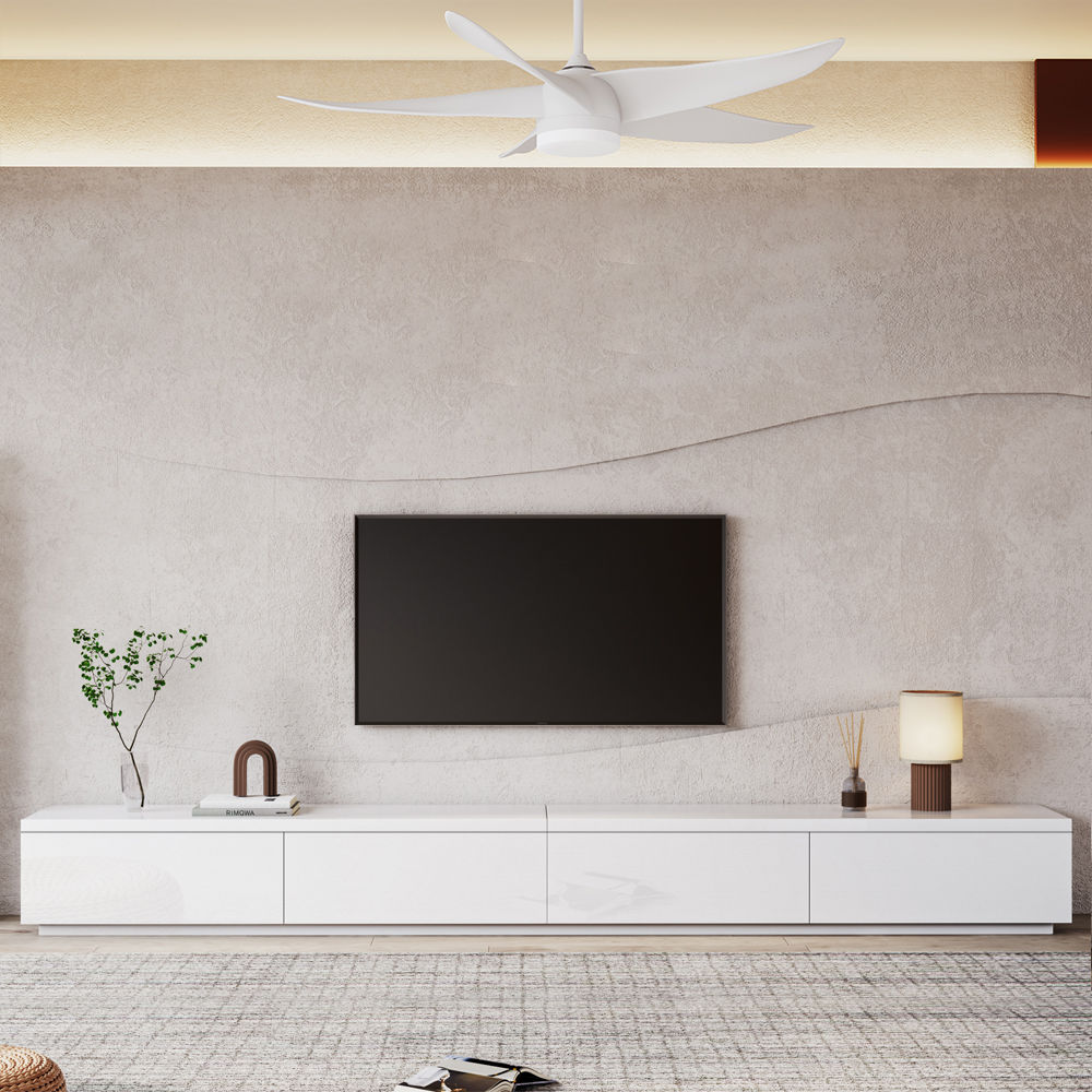 Bianco  MDF Supporti TV