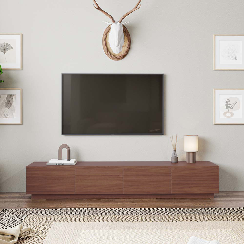 Dunkles Holz  MDF TV-Möbel