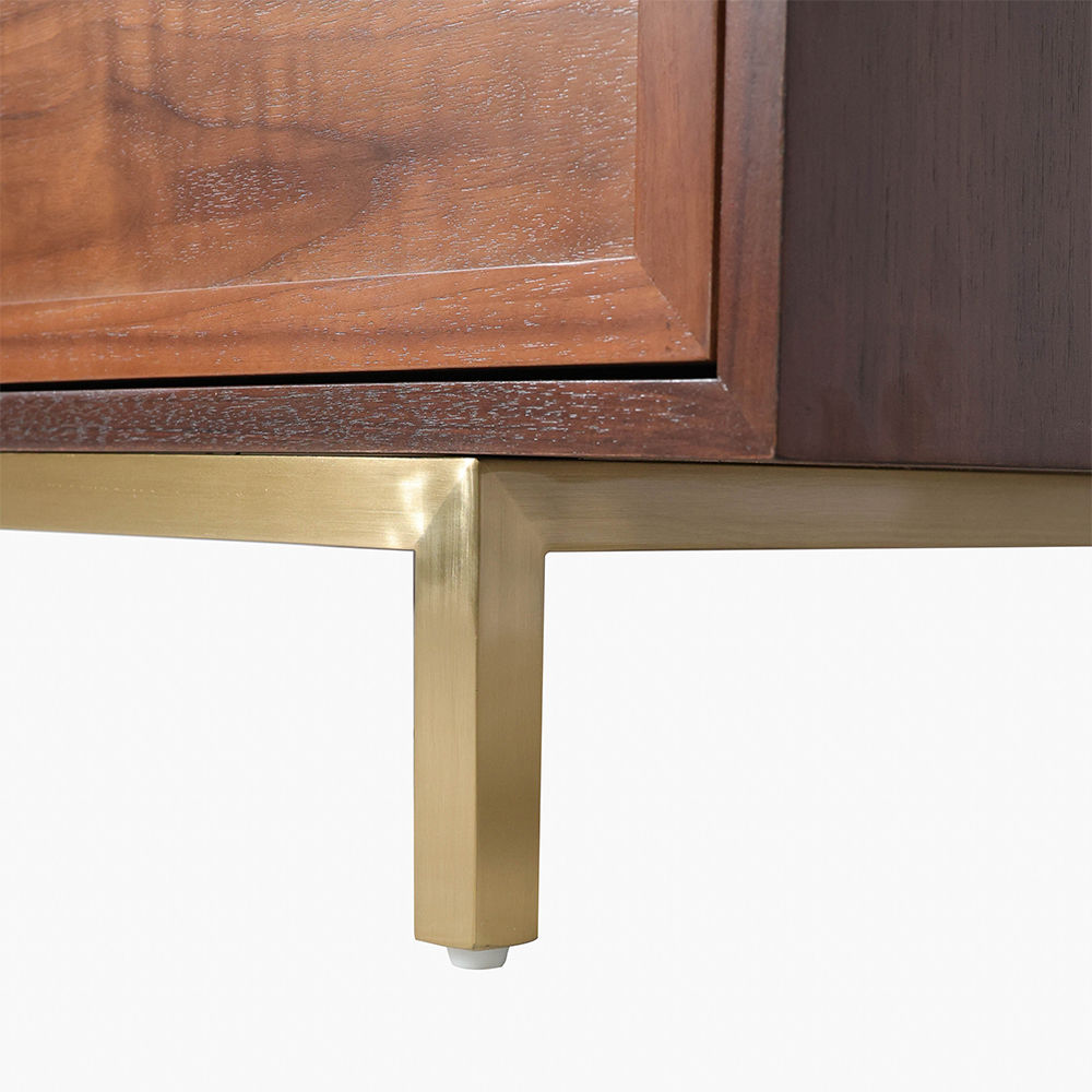 with Drawers Dark Wood MDF TV Stands
