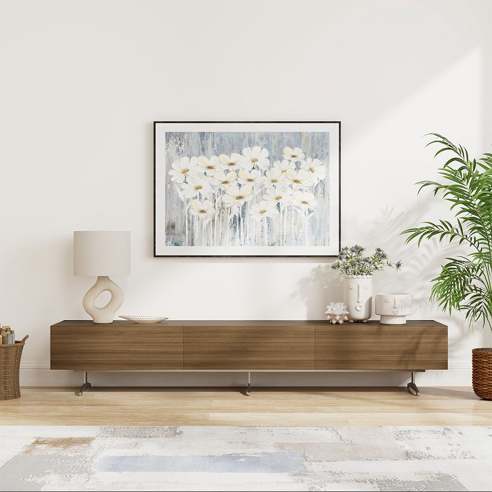 Modern Dark Wood MDF TV Stands