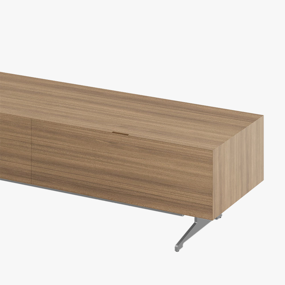with Drawers Dark Wood MDF TV Stands