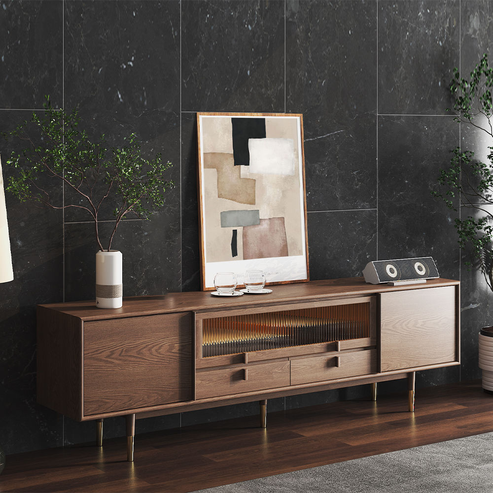 Dark Wood MDF TV Stands