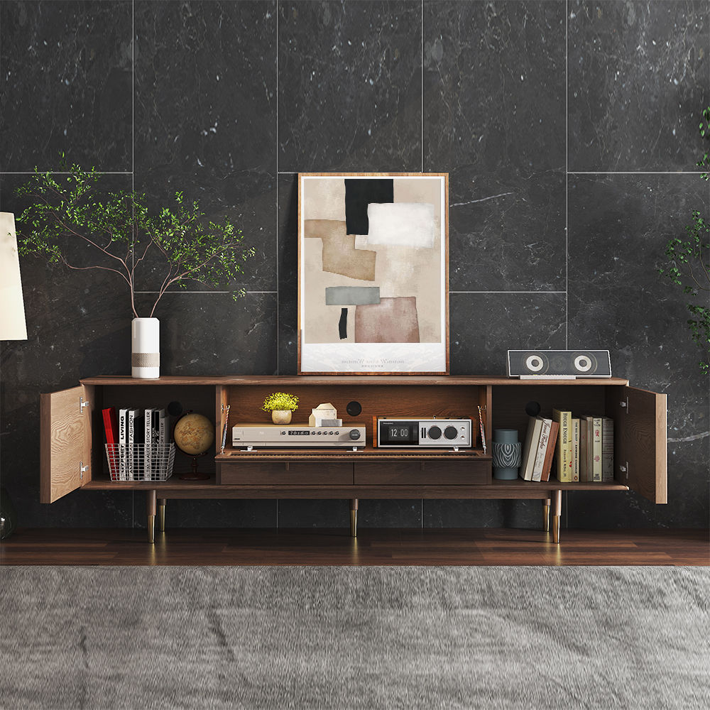 Dark Wood MDF TV Stands
