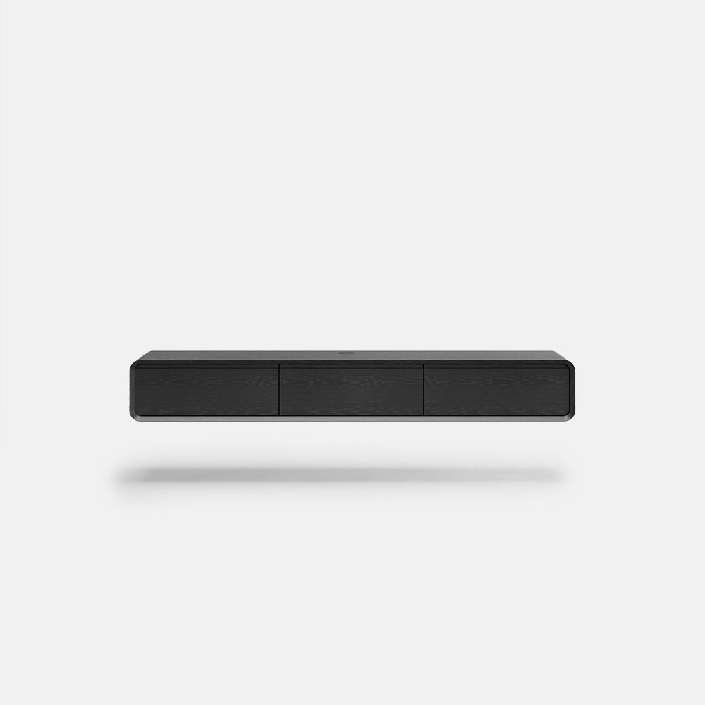 Sospeso Nero  MDF Supporti TV