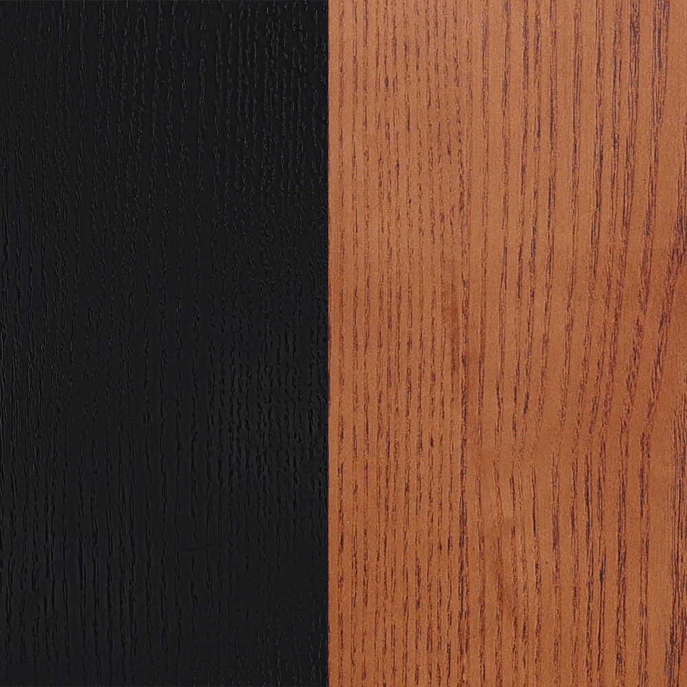 Walnut & Black
