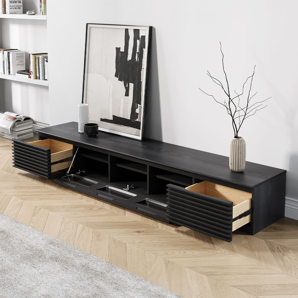 Black Plywood TV Stands
