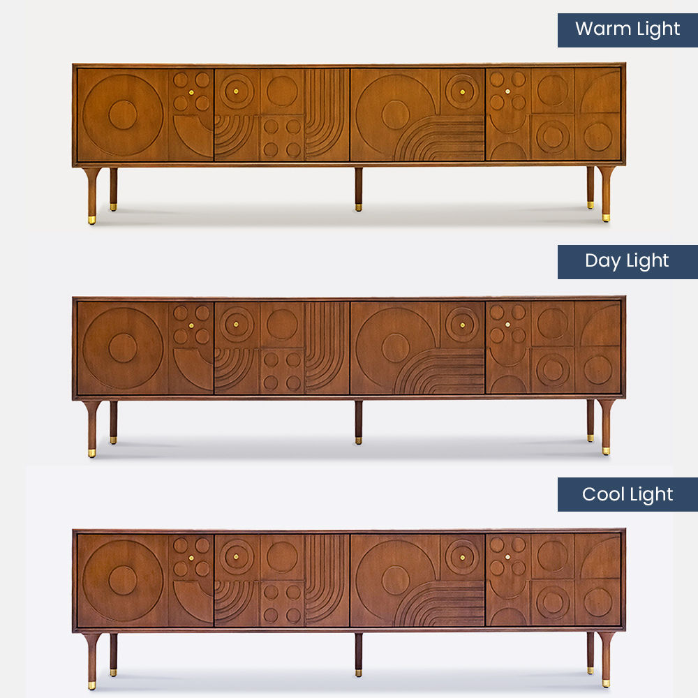 Legno scuro  MDF Set da soggiorno