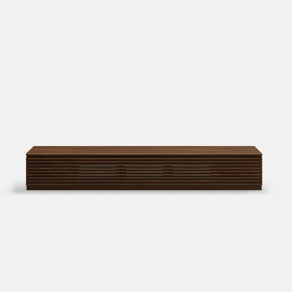 Dark Wood Plywood TV Stands