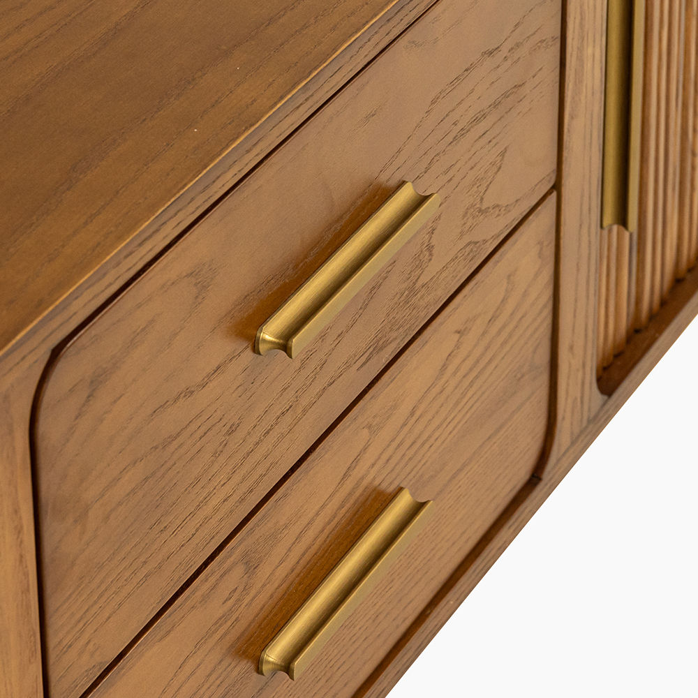 Mid Century Modern Walnuss Sperrholz TV-Möbel