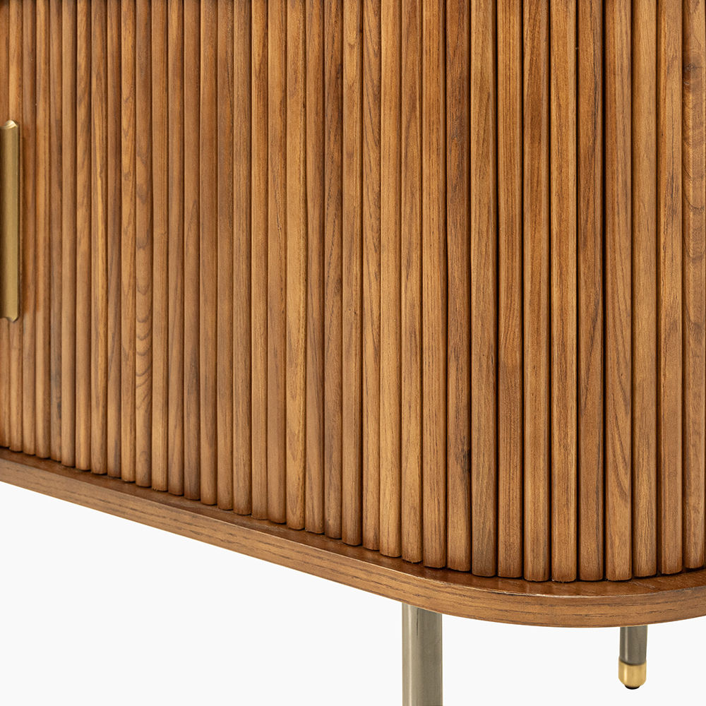 Mid Century Modern Walnut Plywood TV Stands