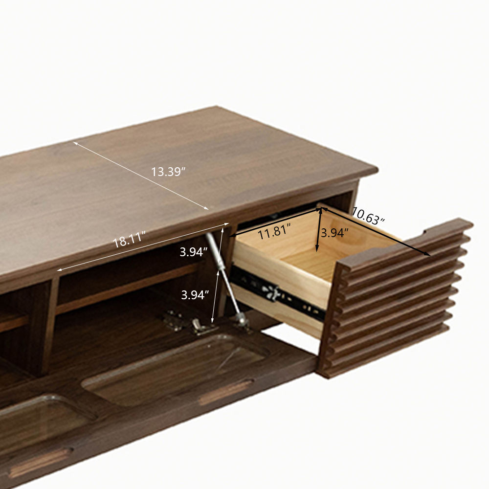 Dark Wood Plywood TV Stands
