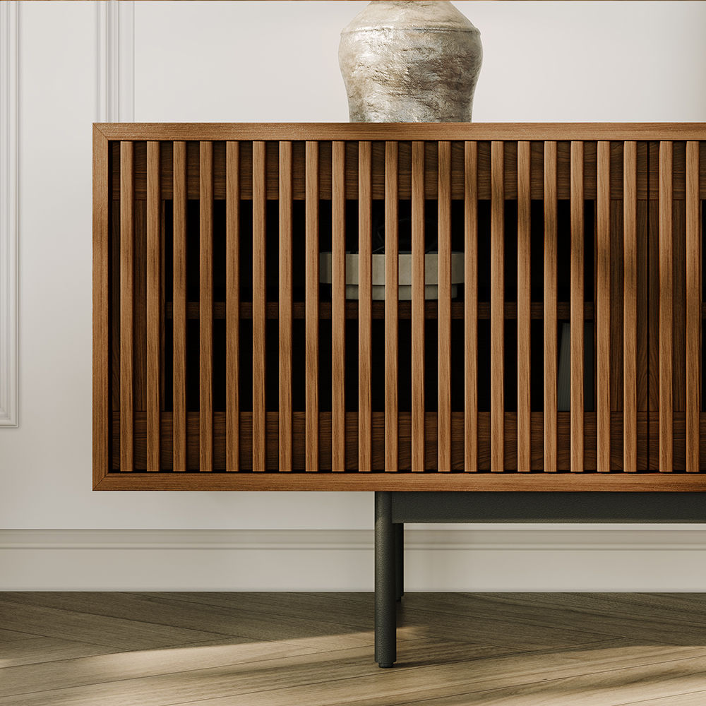 Wood Dark Wood Plywood TV Stands