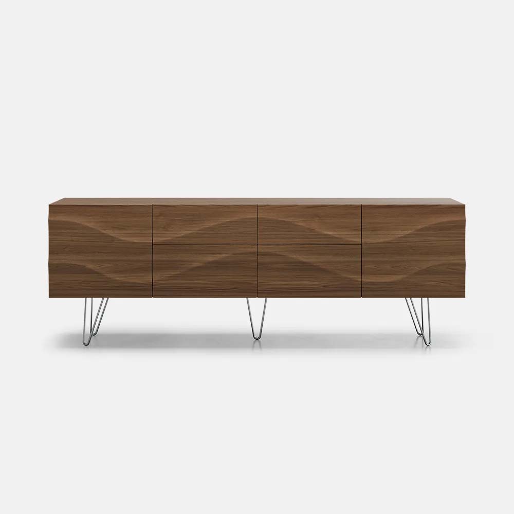 Dark Wood MDF TV Stands