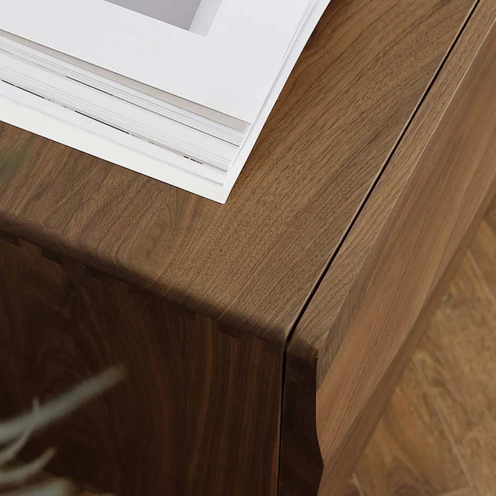 Mid Century Modern Dark Wood Wood TV Stands