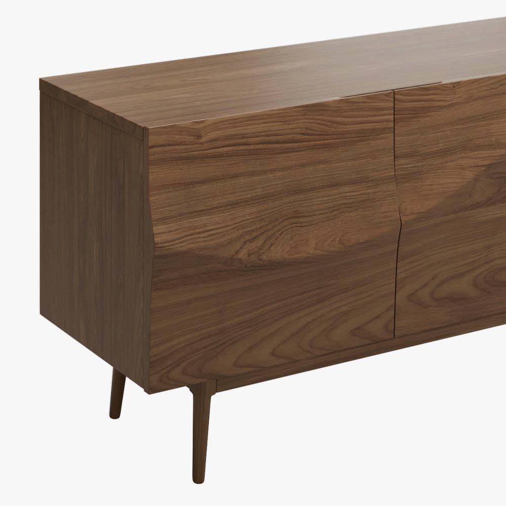 Mid Century Modern Dark Wood Wood TV Stands
