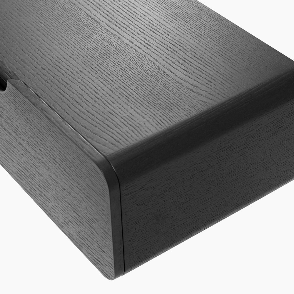 Rectangular Black MDF TV Stands