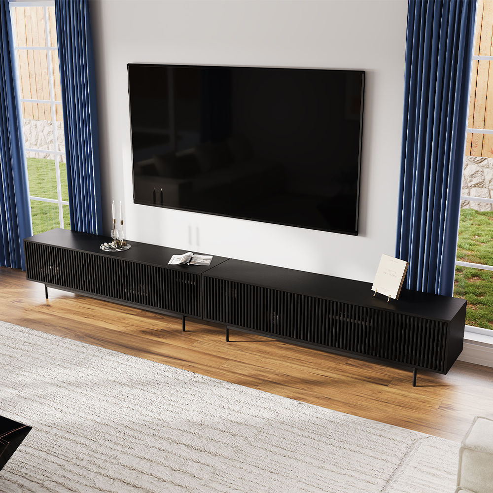 Modern Black Plywood TV Stands