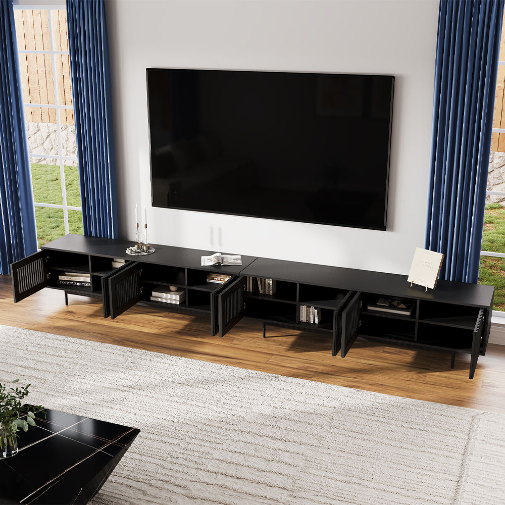 Modern Black Plywood TV Stands
