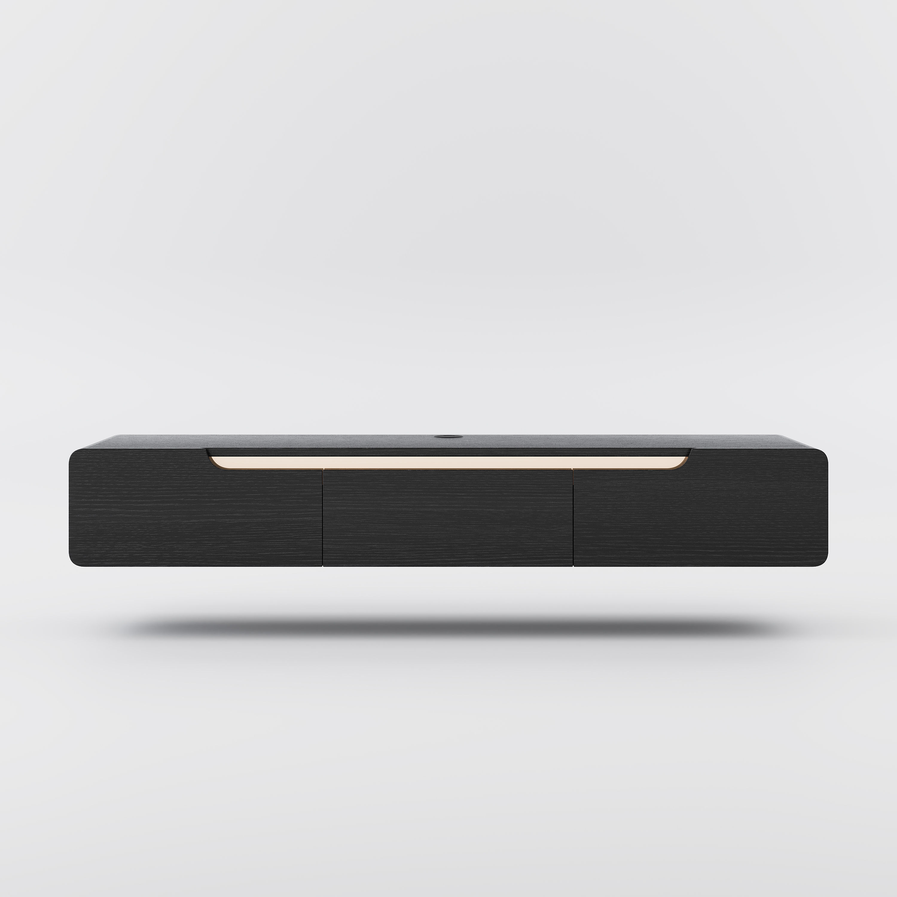 Rectangular Black MDF TV Stands