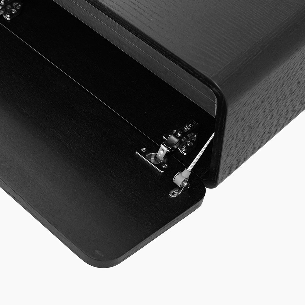 Floating Black MDF TV Stands