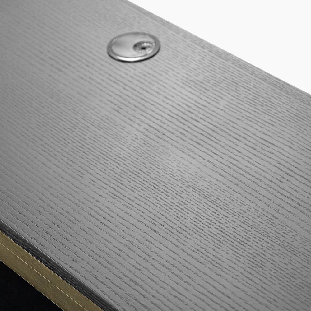 Partly Assemble Black MDF TV Stands
