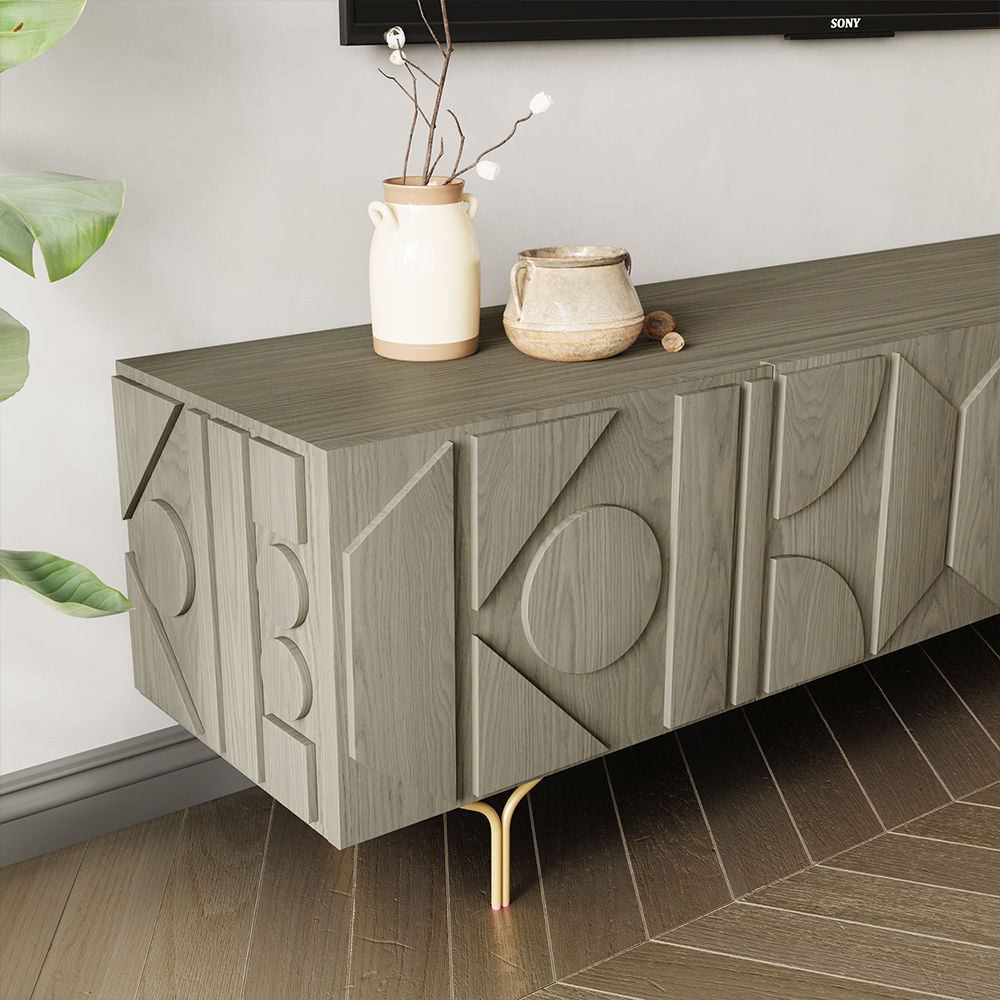 Modern Gray MDF TV Stands