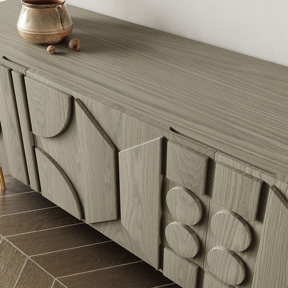 On the Ground Gray MDF TV Stands