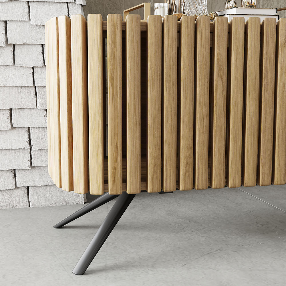 Mid Century Modern Wood color Plywood TV Stands