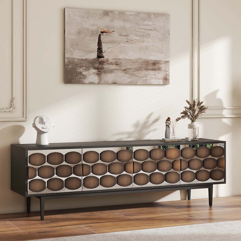 On the Ground Smoky MDF TV Stands