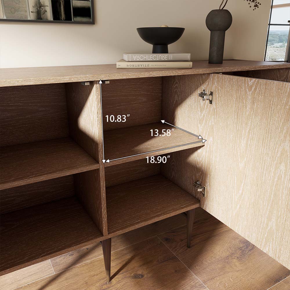 Fully Assemble Wood color TV Stands