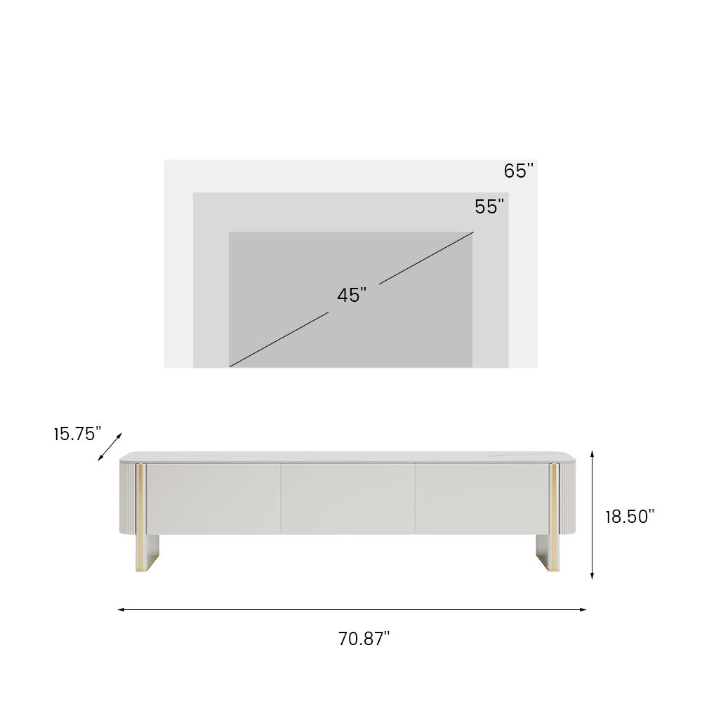 Modern Beige MDF TV Stands