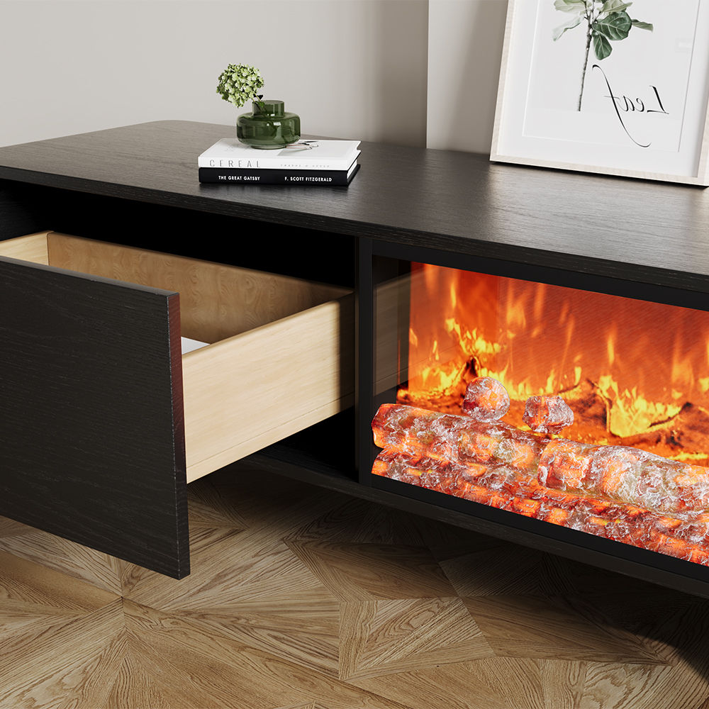 Modern Black MDF TV Stands