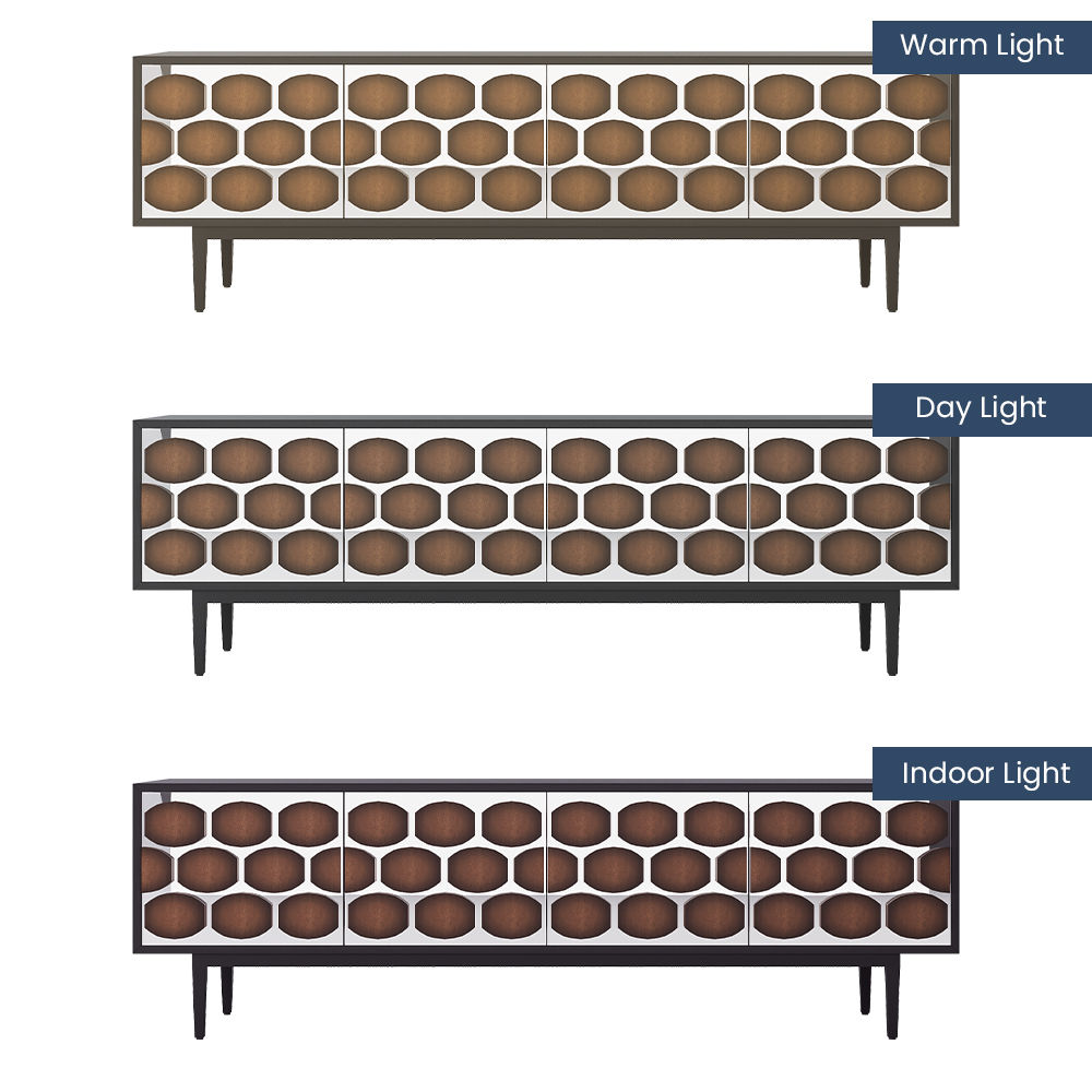 Partly Assemble Smoky MDF TV Stands