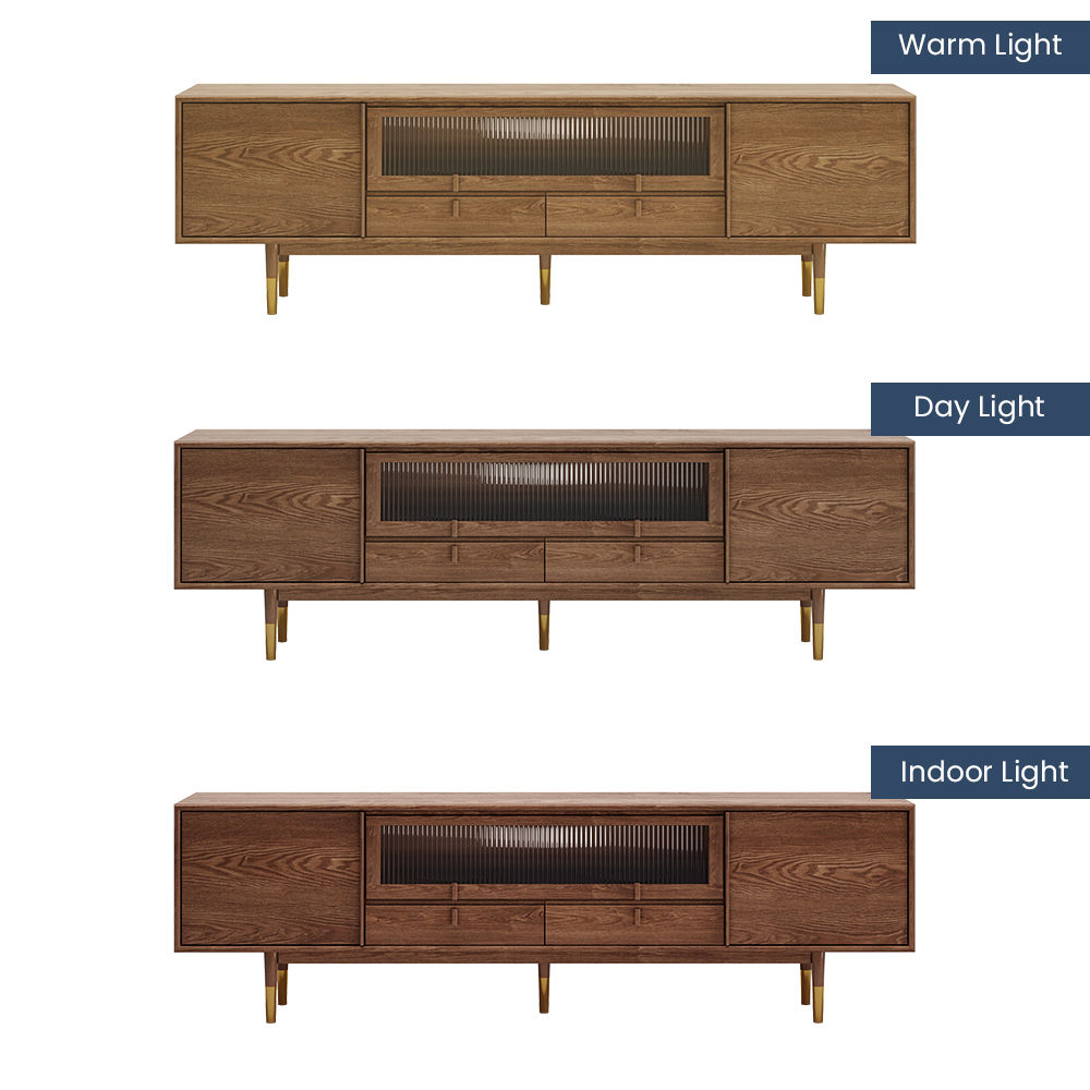 Dark Wood MDF TV Stands