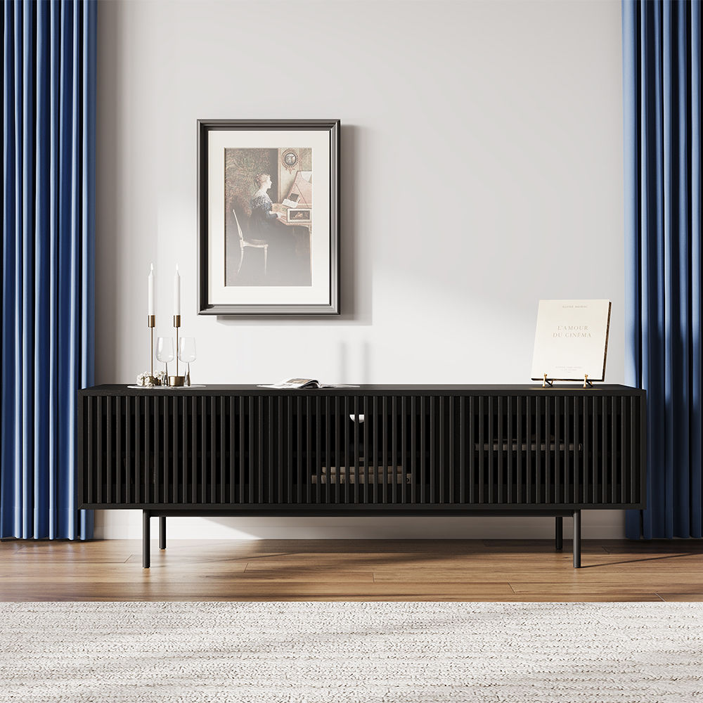 Black Plywood TV Stands