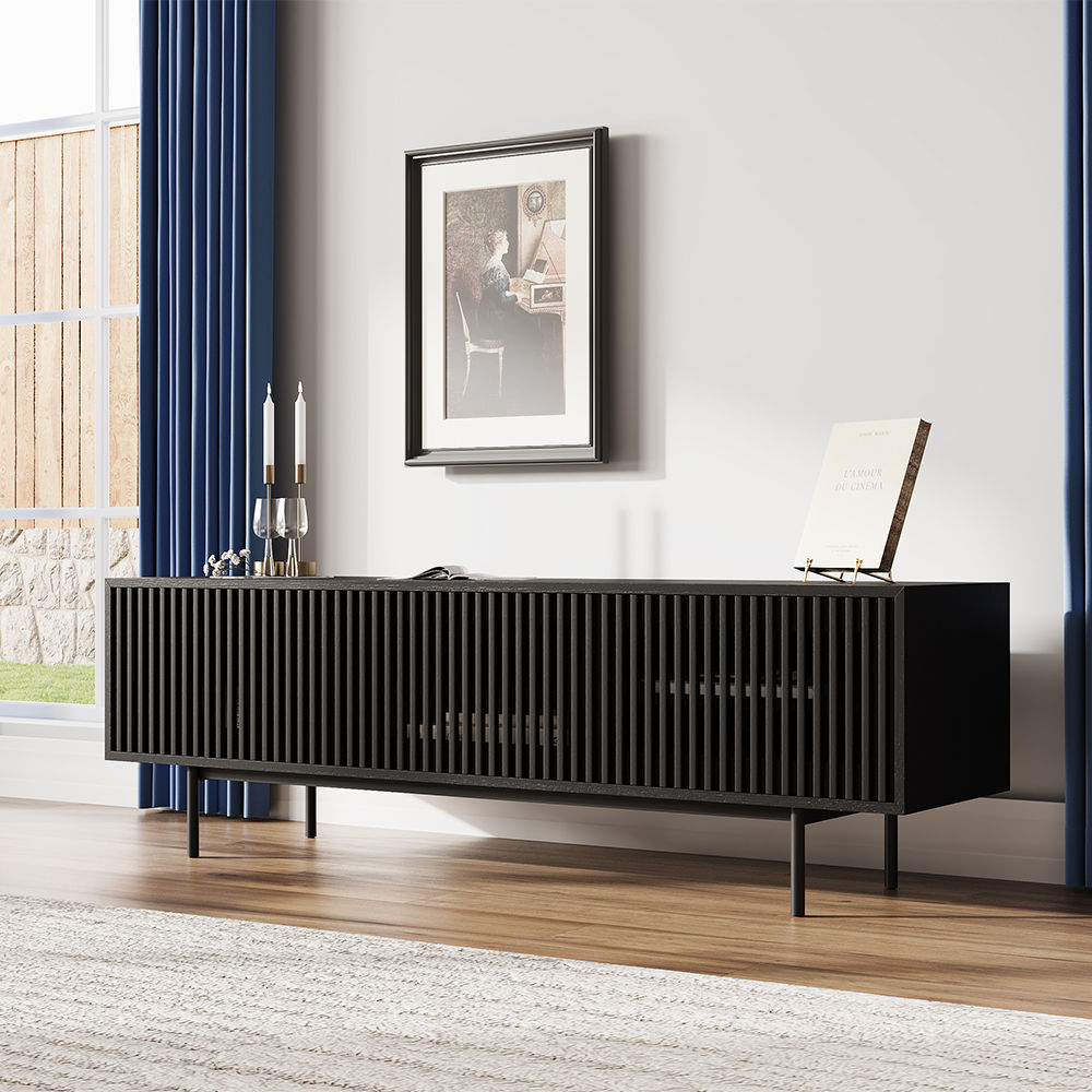 Black Plywood TV Stands