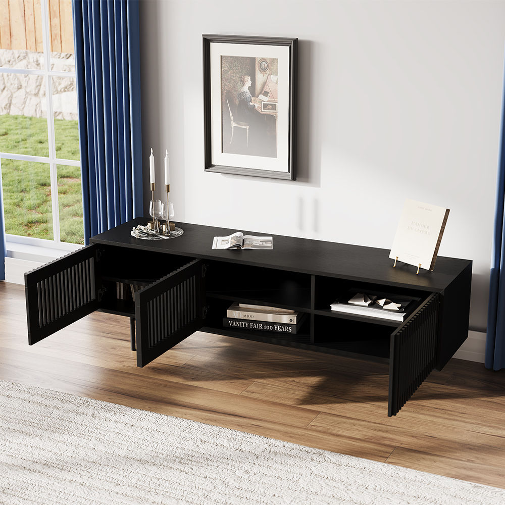 Black Plywood TV Stands