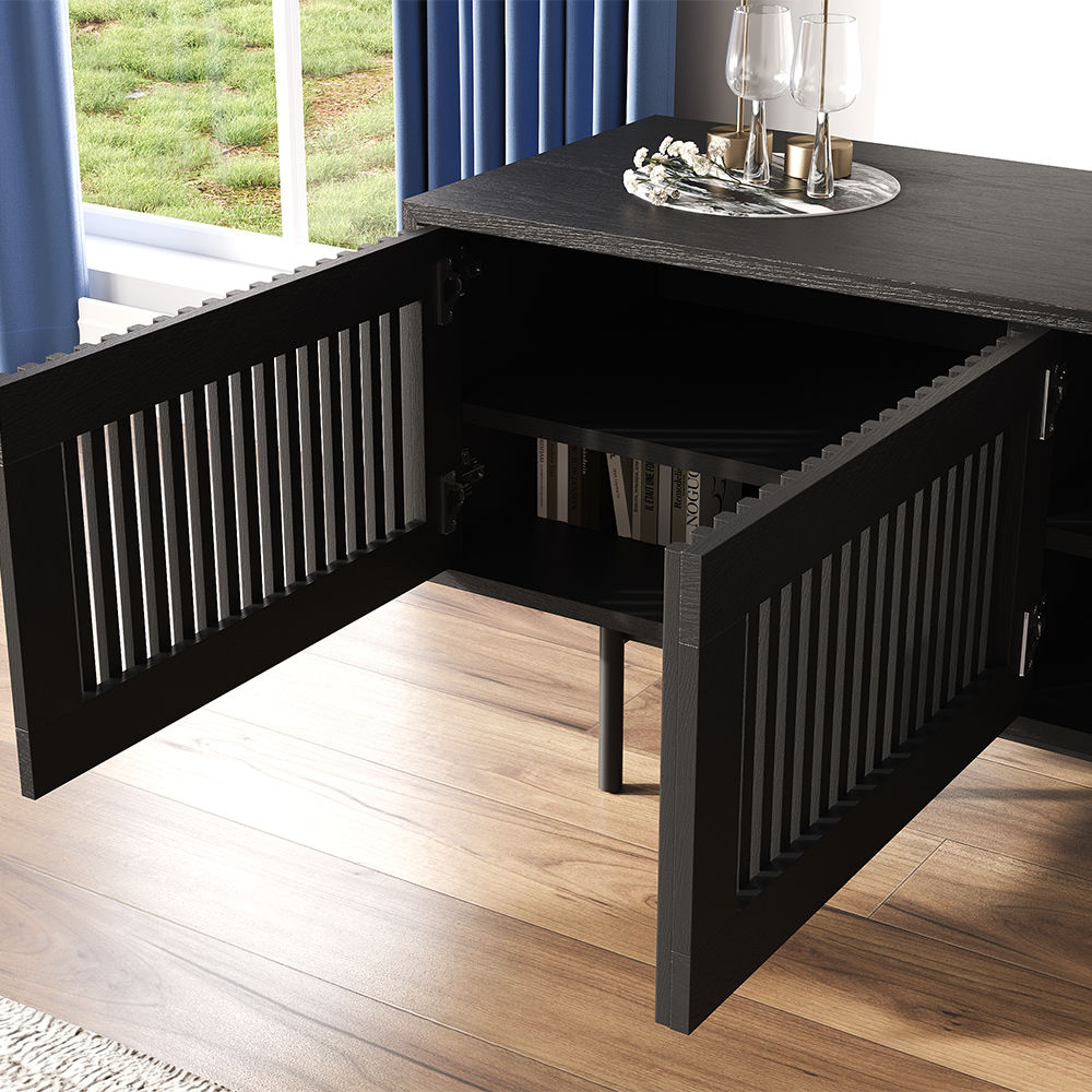 Black Plywood TV Stands