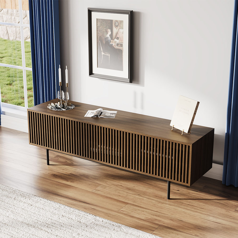 Walnut Color Plywood TV Stands