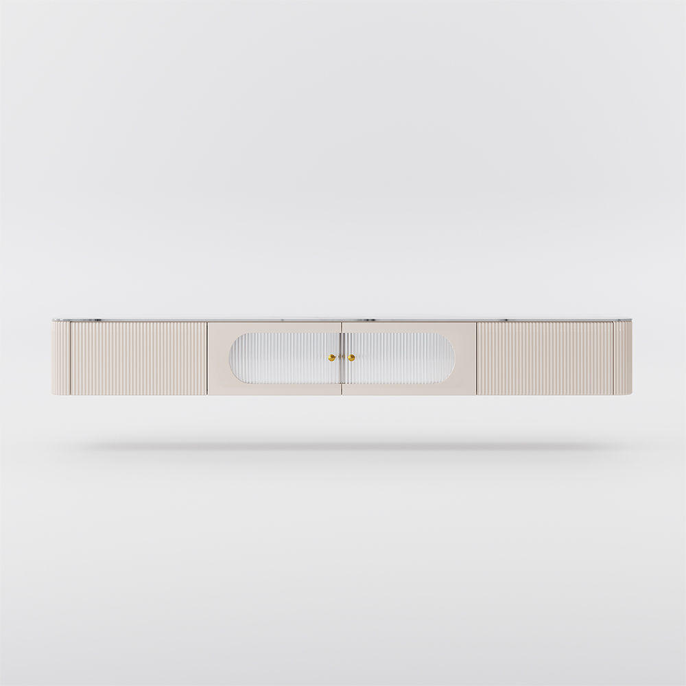 with Storage White MDF TV Stands